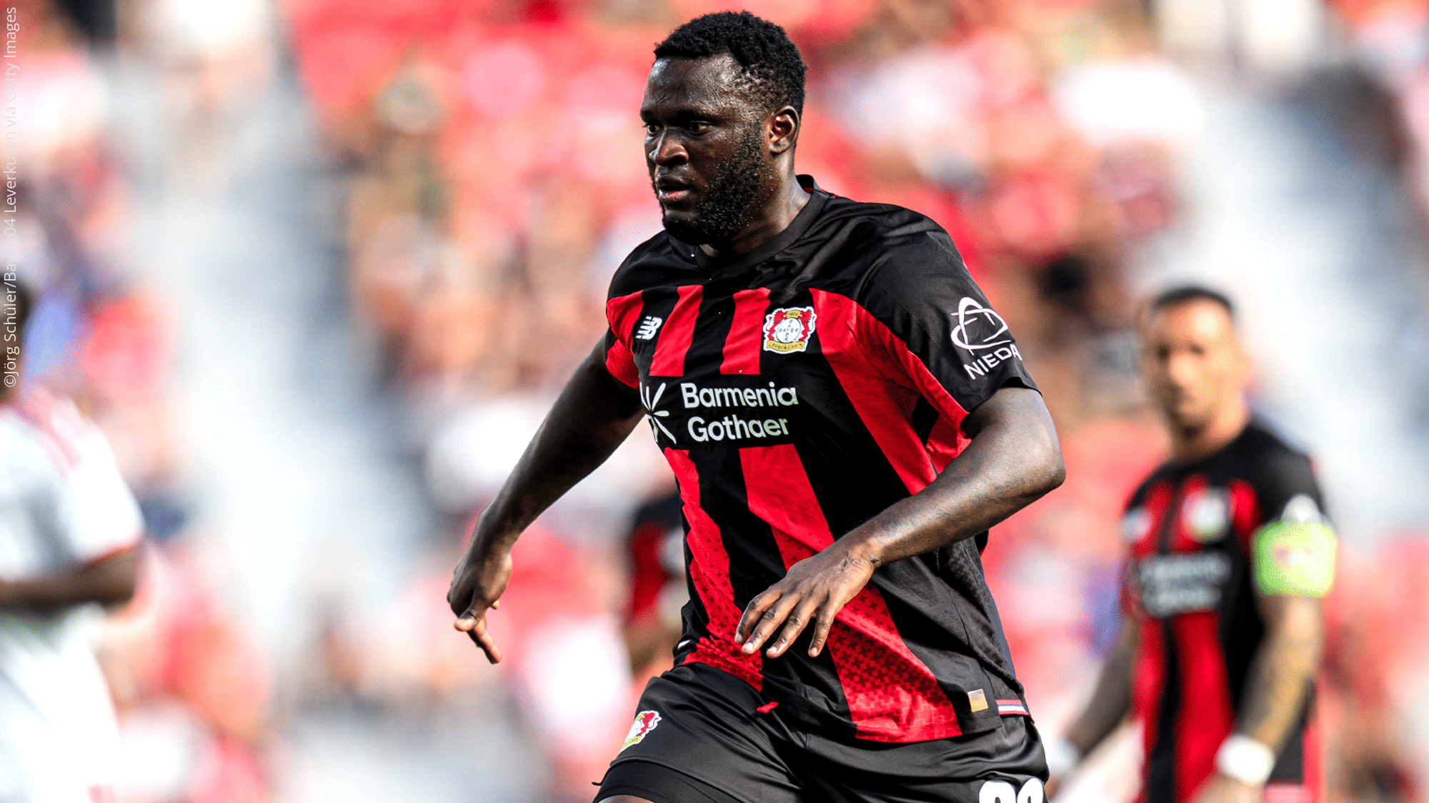 Boniface spielt sich zurück in Leverkusens Gedanken
