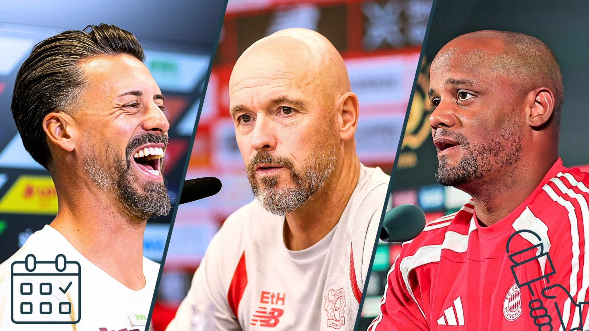 1. Spieltag: Die PK-Termine in der Übersicht