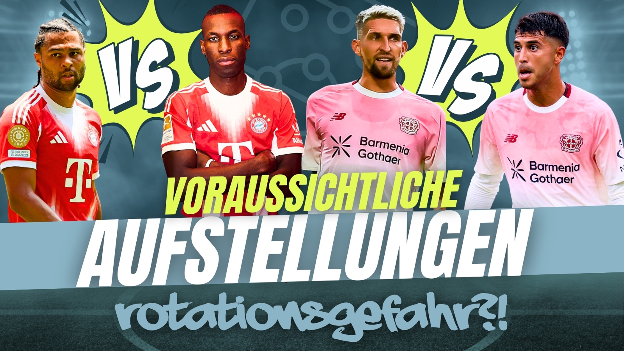 Voraussichtliche Aufstellungen: 3. Spieltag